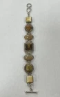 AWESOME 925 China Whitney Kelly Sterling Silver Multi Gemstone  Bracelet