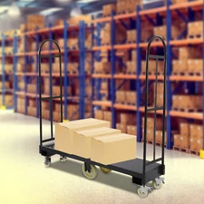 60.5*15.7*52.2in H U-Boat Cart, 2000LBS Capacity U-Boat Platform Truck Dolly