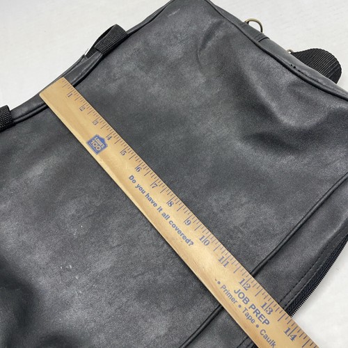 Laptop Carrier Bag Faux Leather Executive Portfolio Computer Travel Accent Int’l - Picture 13 of 14