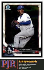 2018 Bowman Chrome #BCP22 Yadier Alvarez Dodgers  BUY 4 - 35% OFF