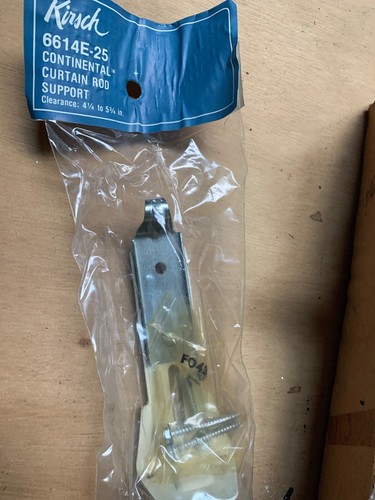 KIRSCH Continental I Curtain Rod Bracket 6614E-25 Qty 8 - Picture 2 of 4