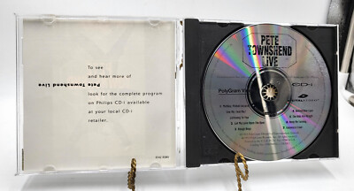 PETE TOWNSHEND LIVE CD-I POLYGRAM VIDEO DEMOSTRATION DEMO DISC