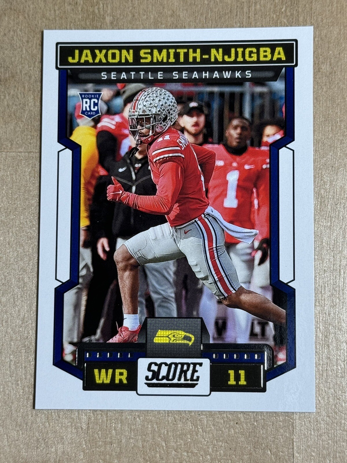 2023 Seattle Seahawks ROOKIE Jaxon Smith-Njigba Score ROOKIE CARD #348 RC