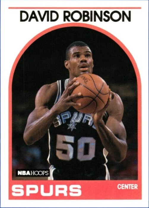 1989-90 Hoops David Robinson #310 San Antonio Spurs