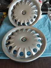 ALFA ROMEO 145 / 146 - SET 4 PZ. COPPA RUOTA BORCHIA COPRIRUOTA 14" CON LOGO