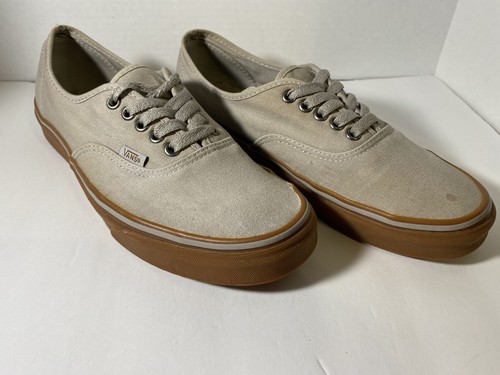 mens gum sole vans