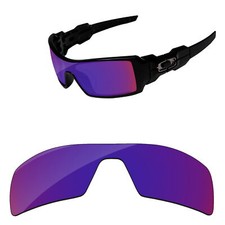 Lenslog Indigo Road Polycarbonate Replacement lenses for-Oakley Oil Rig