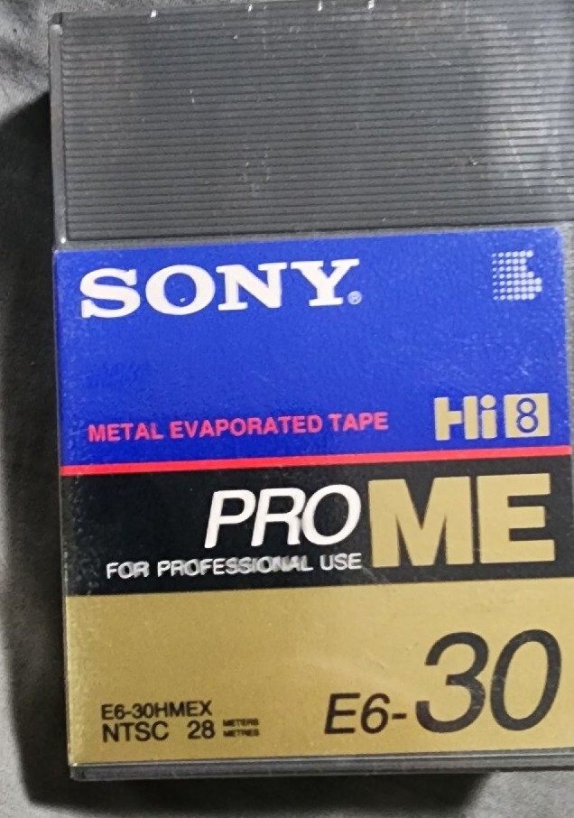 12 Sony Hi8 E630HMEX Tape Video Cassette Metal Evaporated Tape