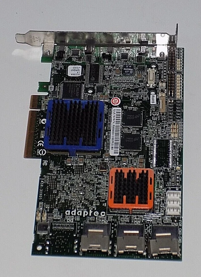 Adaptador ASR-31205/256MB SATA+SAS+SSD RAID-Controlador TARJETA TCA-00289-03-B Foto 3 de 4