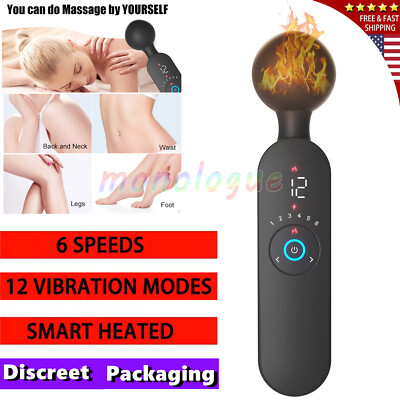 Electric Massager Wand Magic Full Body Strong Vibrating Massager Women Men USA