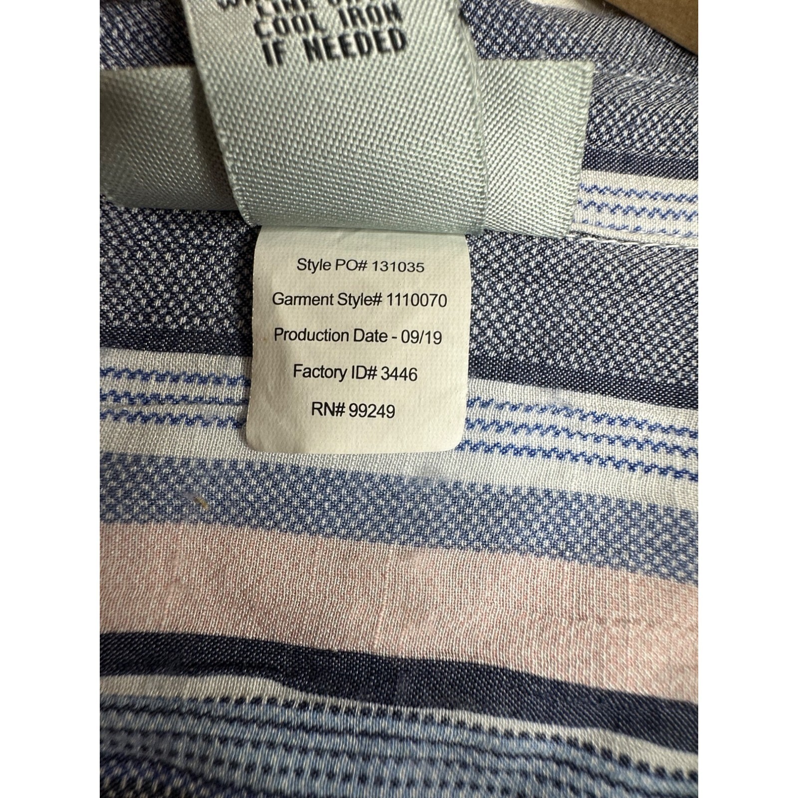 Catherines Striped Multicolor Button Down Blouse … - image 3