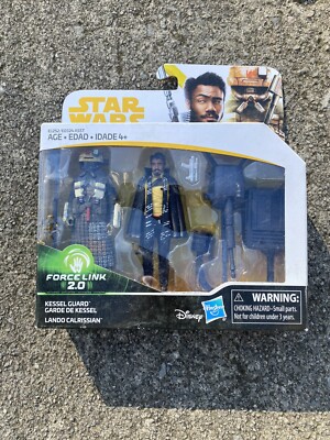 Star Wars Force Link 2.0 Lando Calrissian & Kessel Guard 2-Pack Hasbro New J4