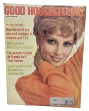Good Housekeeping August 1969 Sex & Violence in Movies, Dan Rowan, Recipes, Ads