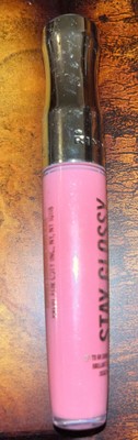 Rimmel Stay Glossy Lip Gloss 150  Claridges Ruby Light Pale Pink Lasts Shine Pro