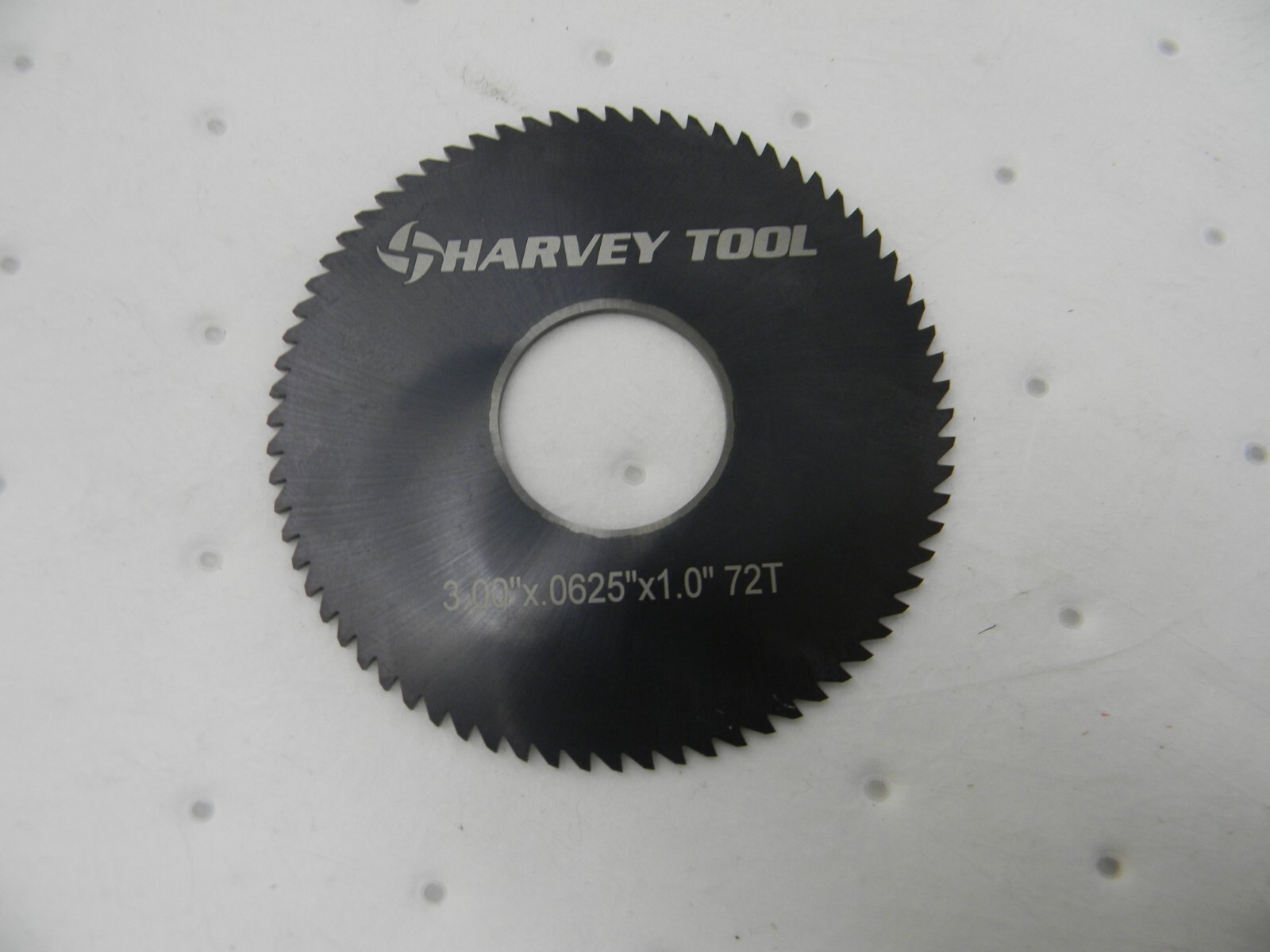 HARVEY TOOL 3 x 1/16, 1 72-Tooth Solid Carbide Saw Used SAE0625-C3