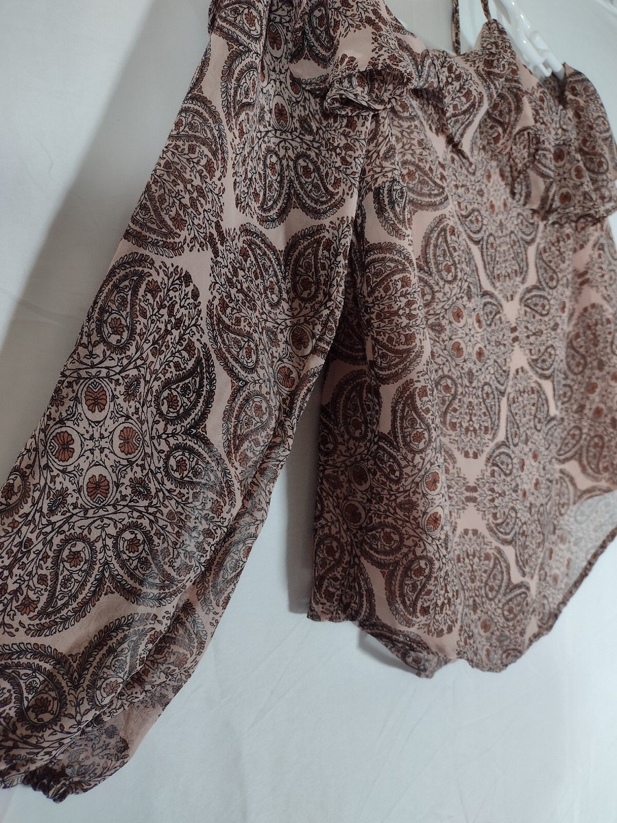 Blouse Belle + Sky Femme Taille M Sans Manches - Teal, Carrière, état Excellent