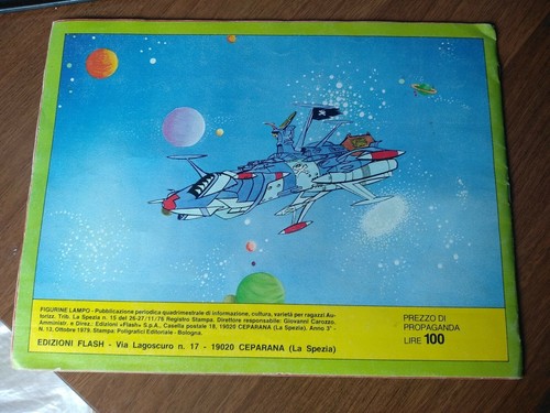 ALBUM CAPITAN HARLOCK 2 LAMPO/FLASH 1978 COMPLETO OTTIMO Non PANINI TOEI - Foto 2 di 7