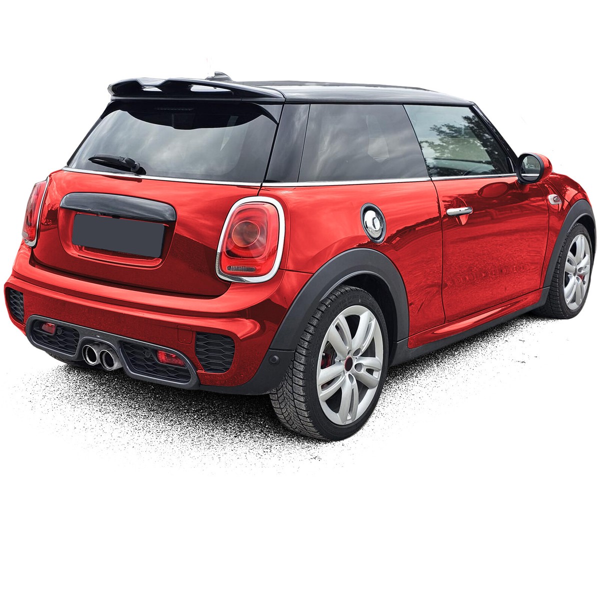 FRIGENN Auspuff Endrohre Schwarz - Kohlefaser Für Mini Cooper F54 F55 F56