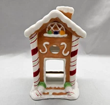 Yankee Candle Porcelain Gingerbread House Tea Light Votive Wax Melt Warmer Decor
