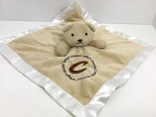 Baby Fanatic Baby Cavaliers Bear Plush Security Blanket Lovey