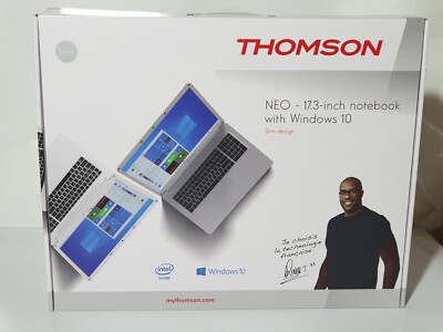 Thomson 17,3-Zoll-Laptop-Computer, Intel Celeron N4020, 8 GB RAM, 512 GB neu in