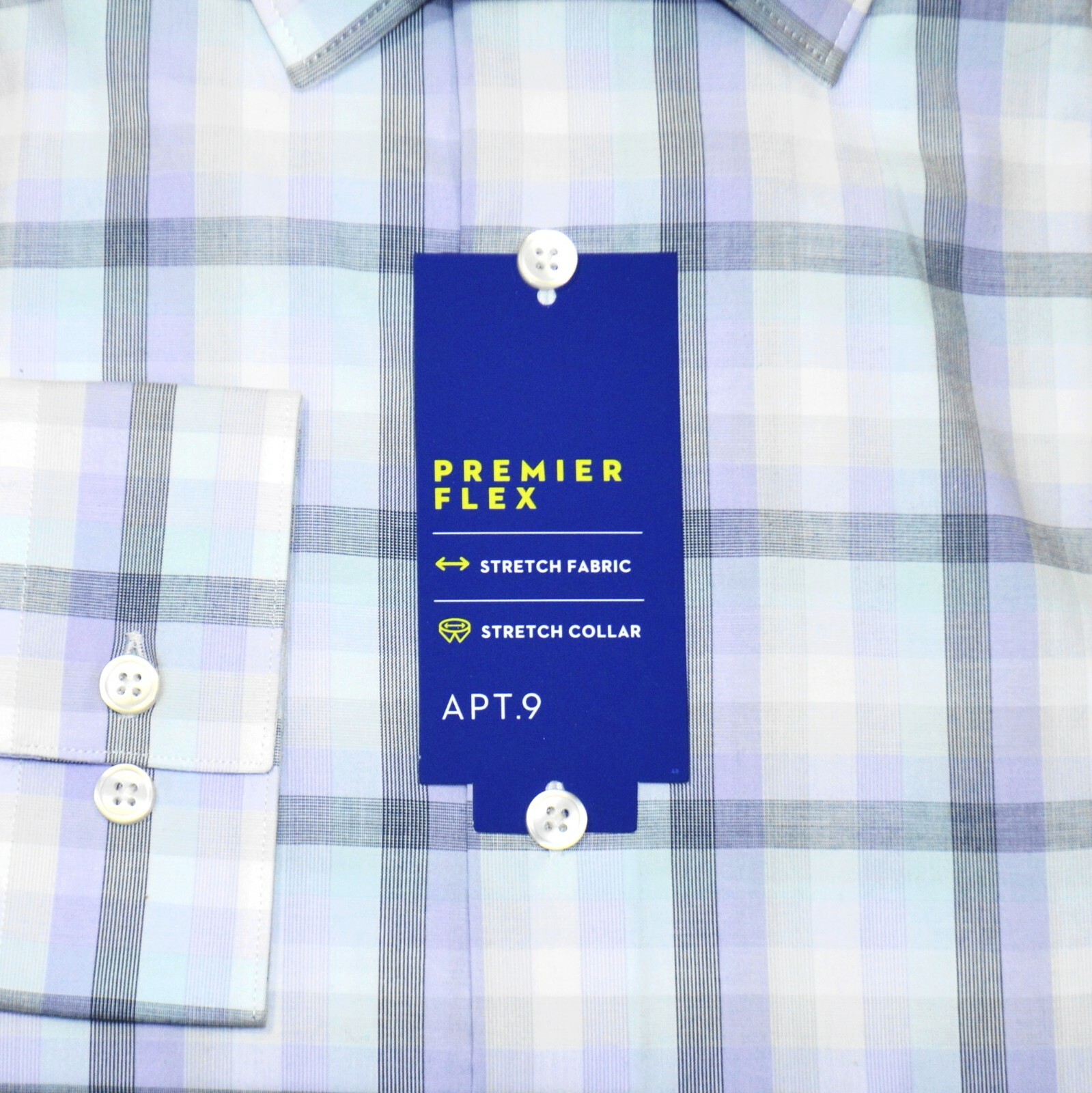 Men's Apt 9 Slim Fit Dress Shirt Purple 