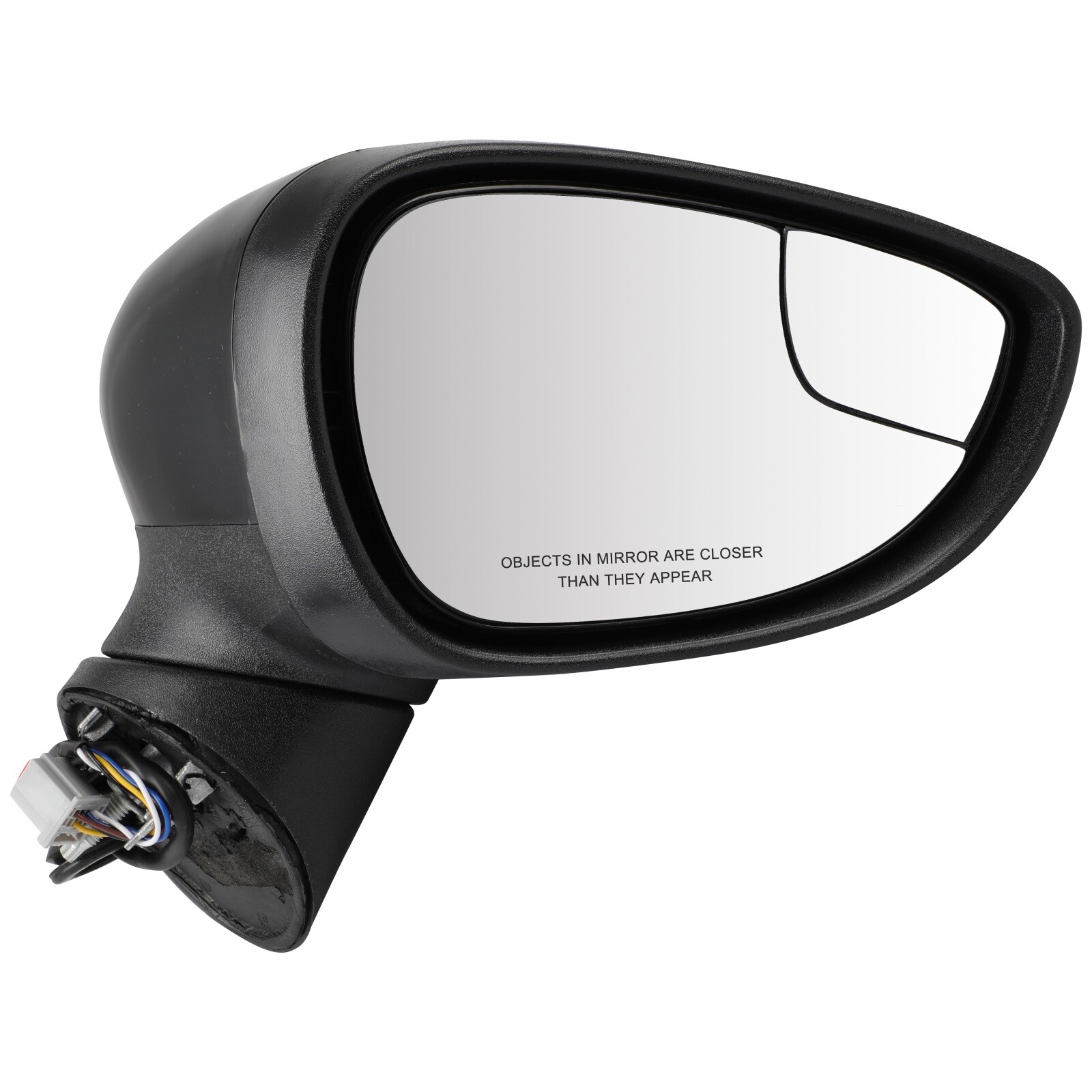 Passenger Side Mirror For 2014-2016 Ford Fiesta Power Signal Lamp Blind Spot