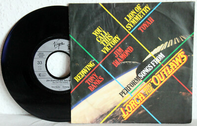 7'' Vinyl - JIM DIAMOND & TONY BANKS (Genesis) - You Call This Victory (Toyah)