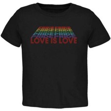LGBTQ Pride Rainbow Love is Love Toddler T Shirt