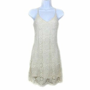 crochet slip dress