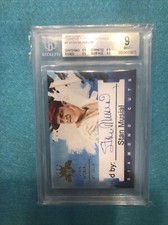 2016  Panini Diamond Kings Diamond Cut Signature  Stan Musial Auto /99 BGS 9