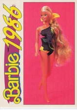 1991 Action/Panini Another First For Barbie 1986 #139 Tropical Barbie