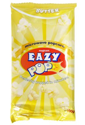 Eazy Pop - Butter-Popcorn - 3 x 100 g