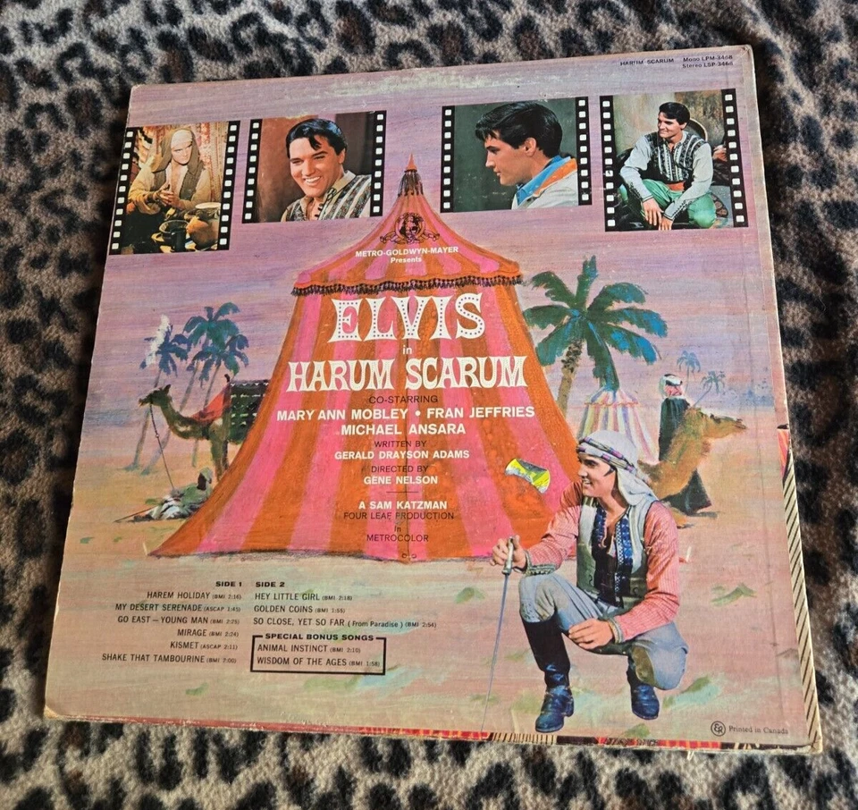 Elvis Presley - Harem Scarum original 1965 canadian Stereo LP - Image 2 of 2