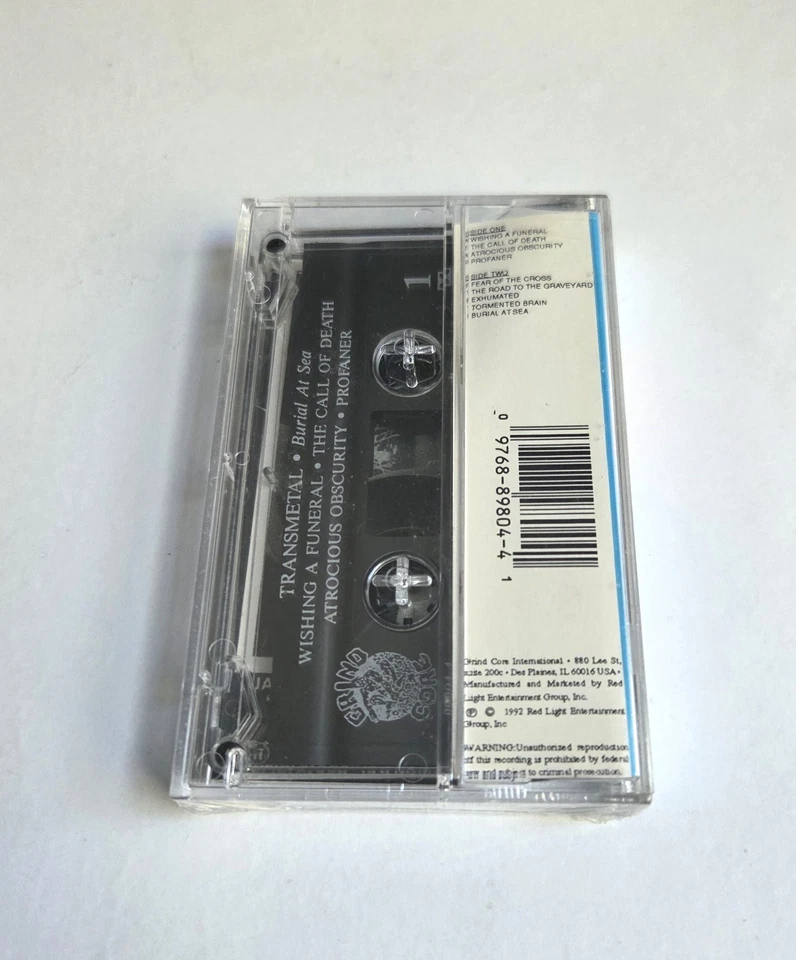 TRANSMETAL - Burial At Sea Death Metal Cassette NEW SEALED 1992 - Image 2 of 4