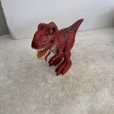 ZURU Robo Alive Attacking T-Rex RED Dinosaur Robotic Pet Walking Roaring WORKS