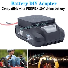 For Ferrex 20v Li-ion Battery Output Convert DIY Connection Power Wheels Adapter