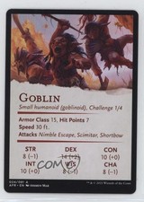 Goblin (Token) Magic: Adventures in the Forgotten Realms AFR s #024