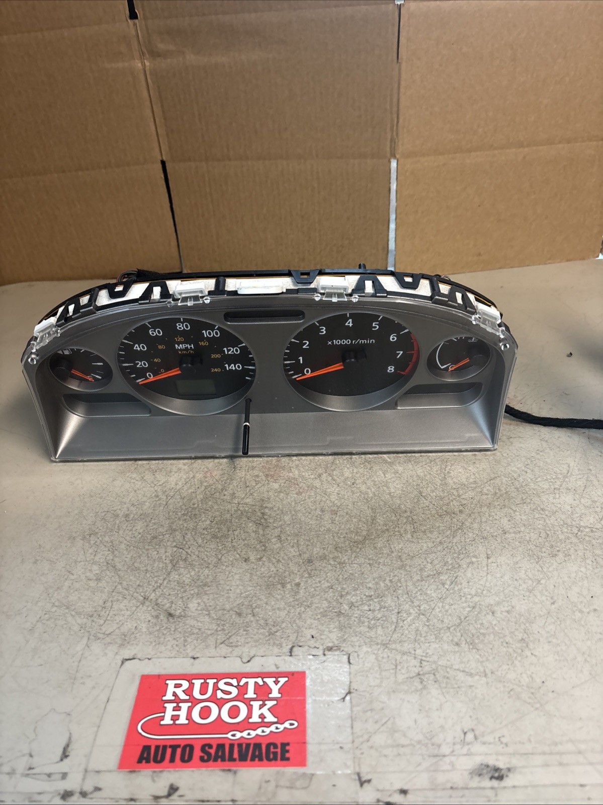 2005 Nissan Sentra Speedometer Cluster MPH 24810ZG301