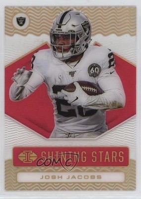 2020 Panini Illusions Shining Stars Pink 40/399 Josh Jacobs #SS12 10k8