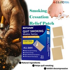 Quit Smoking Patches, Step 1 2 3 Stop Smoking Aid, 21 Count Nicotine Stickers