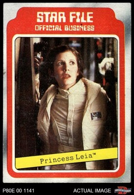 1980 Topps Star Wars The Empire Strikes Back #3 Princess Leia 4 - VG/EX