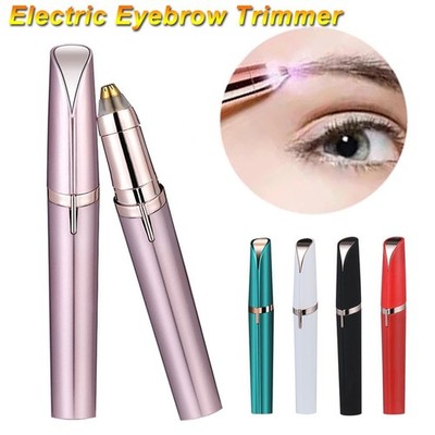 Electric Eyebrow Trimmer Painless Eye Brow Shaper Hair Remover Pen Portable Razo