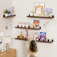 Picture Ledge Shelf,24 inch Long Floating Shelves for Wall Set of 4,Picture S