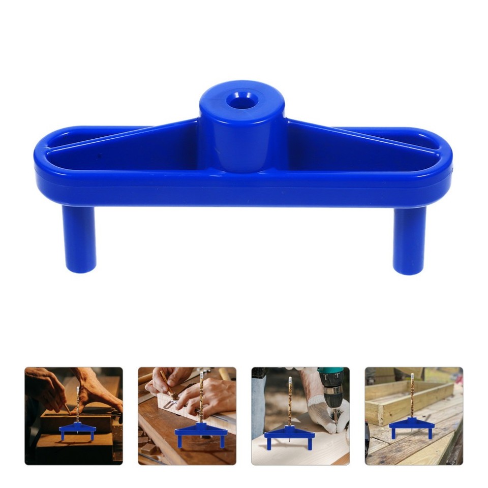 Reusable Blue Center Scribe Woodworking Tool ABS Plastic Line Finder ...