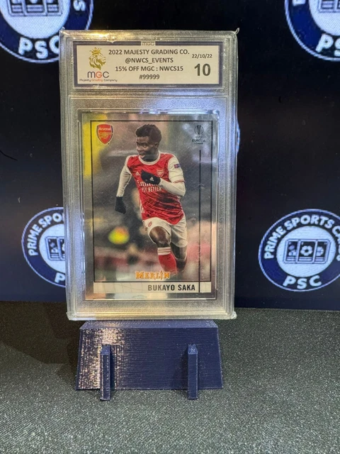 Bukayo Saka  Graded £1 Start EBAY LIVE AUCTIONS
