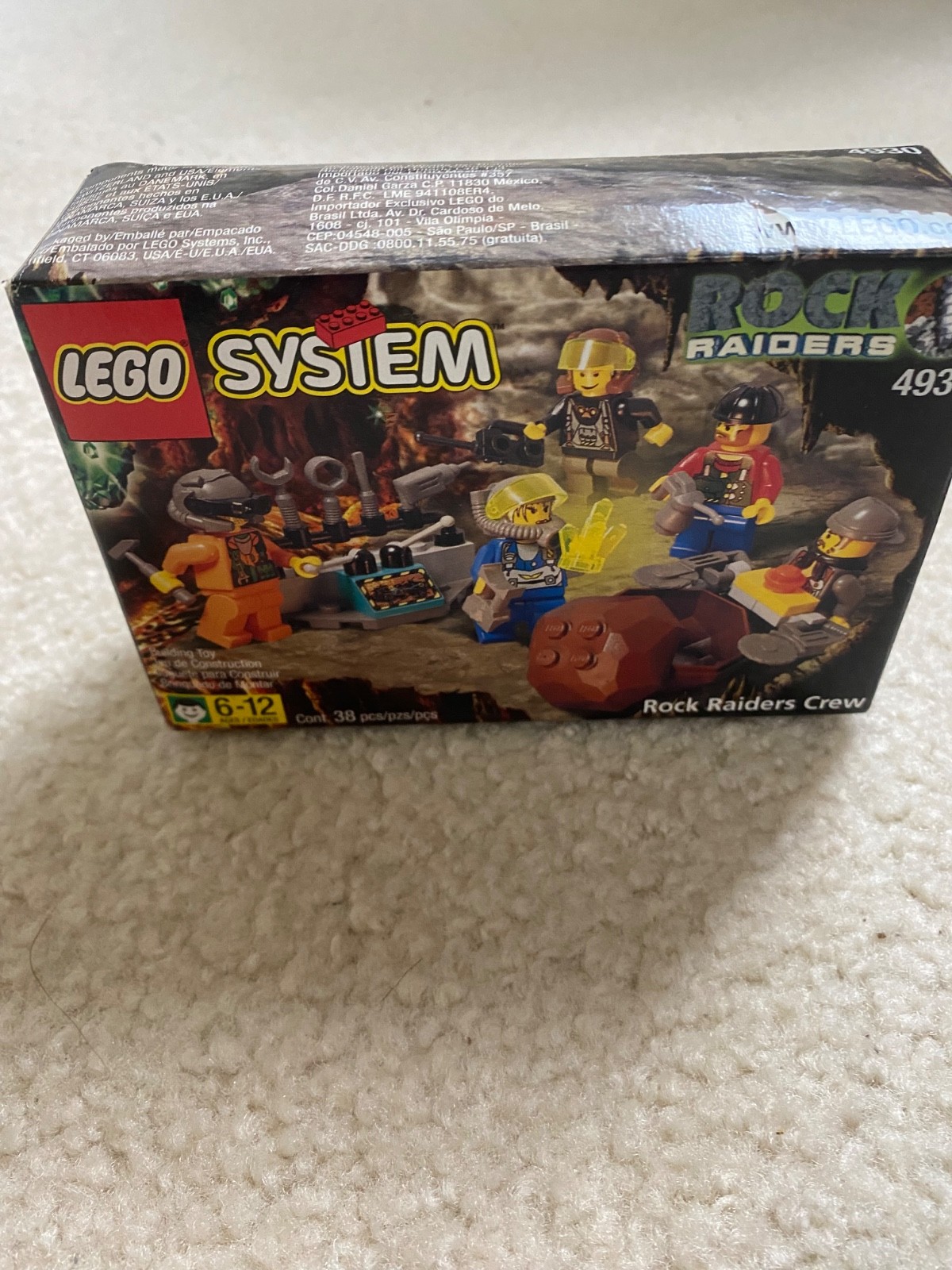 Lego 4930 System - Rock Raiders Crew -  From Year 1999 - New Sealed - Vintage