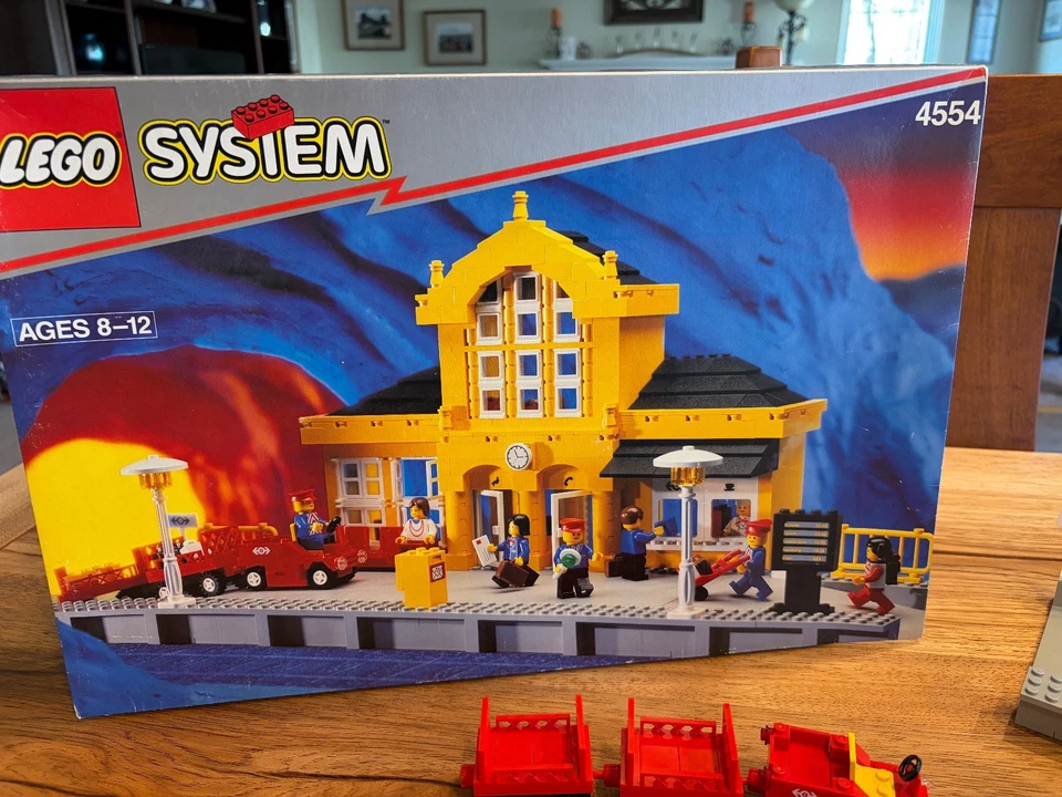 ESTACIÓN DE METRO (TREN) LEGO #4554 VINTAGE (1992) Foto 4 de 4