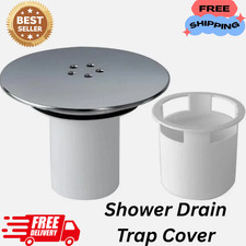Shower Drain Trap Cover Shower Plughole Cover 115mm Plug Drain Replacement uk