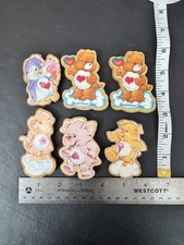 (6) Care Bears & Cousins Wooden Magnets American Greetings Vintage 80s NWT